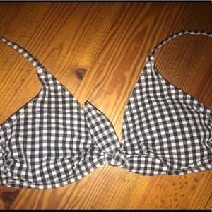 Checkered Bikini top